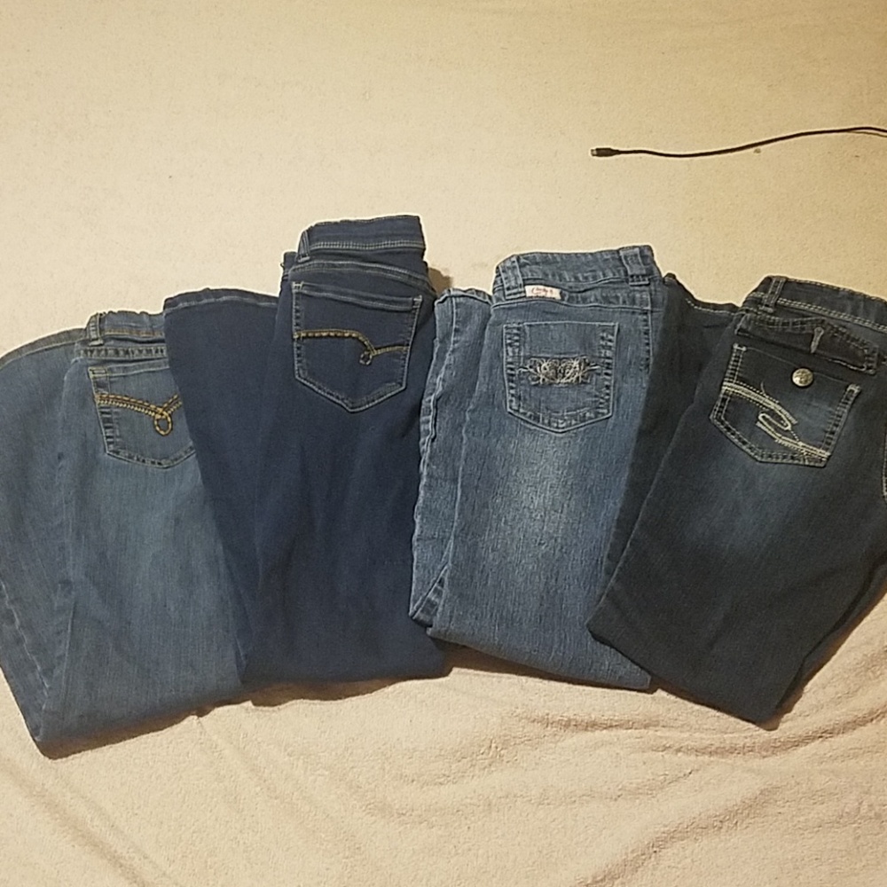 5 pairs size 10 girls jeans